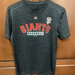 Majestic San Francisco Giants Baseball Short Sleeve Tee, Men’s Small
